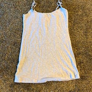 Bozzolo light gray tank top